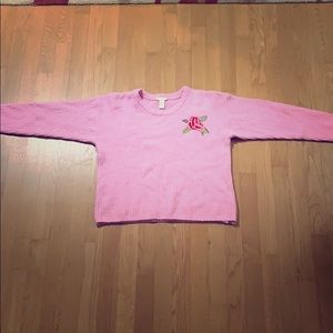 Forever 21 Pink Wool Crewneck